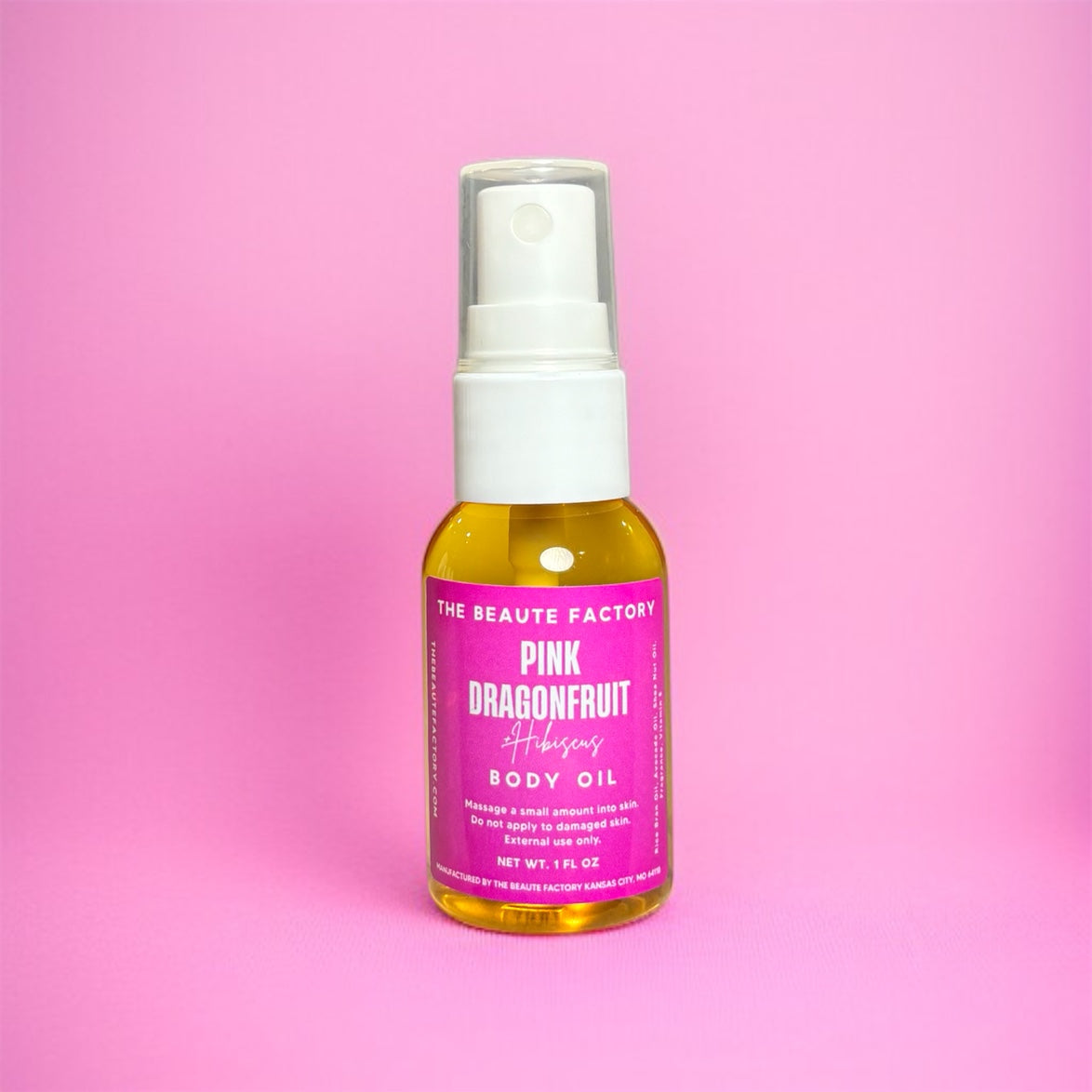 Pink Dragonfruit & Hibiscus Body Oil