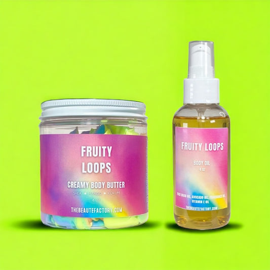 Fruity Loops Body Butter & Oil Set