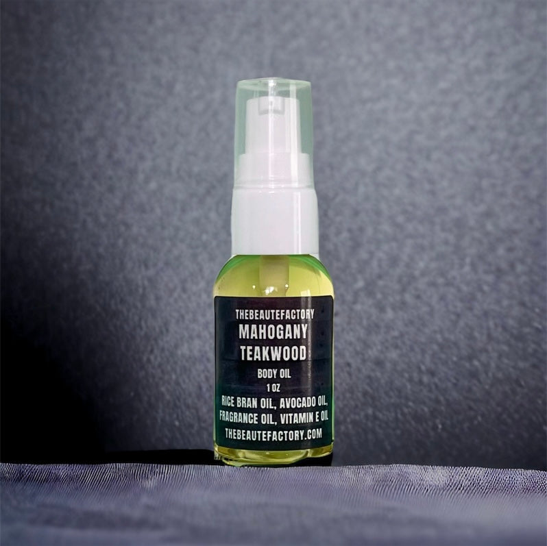 Mahogany Teakwood Mini Body Oil