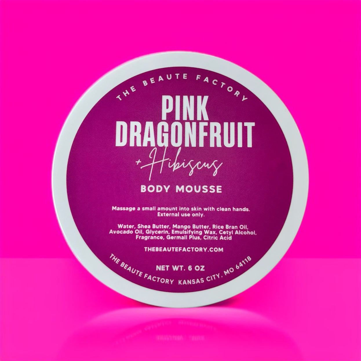 Pink Dragonfruit + Hibiscus Body Mousse
