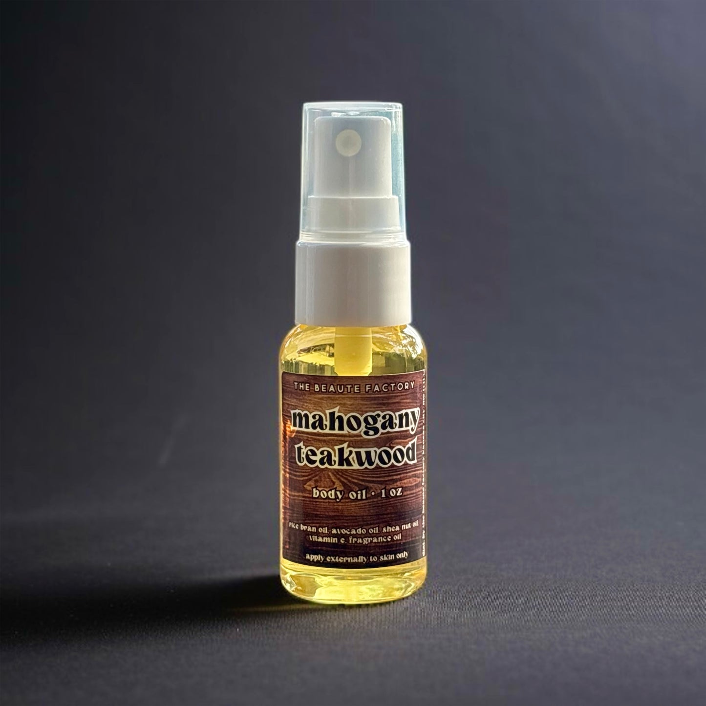 Mahogany Teakwood Mini Body Oil