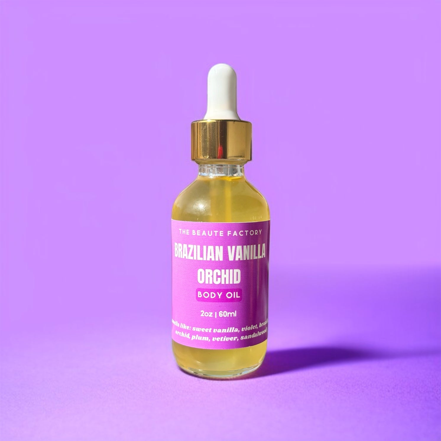 Brazilian Vanilla Orchid Body Oil – THE BEAUTE FACTORY