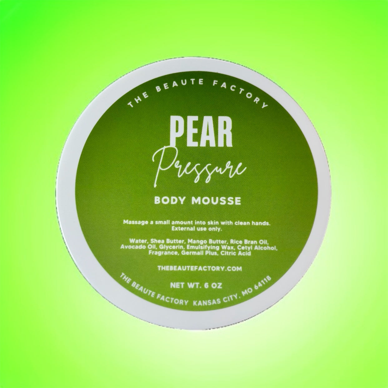 Pear Pressure Body Mousse