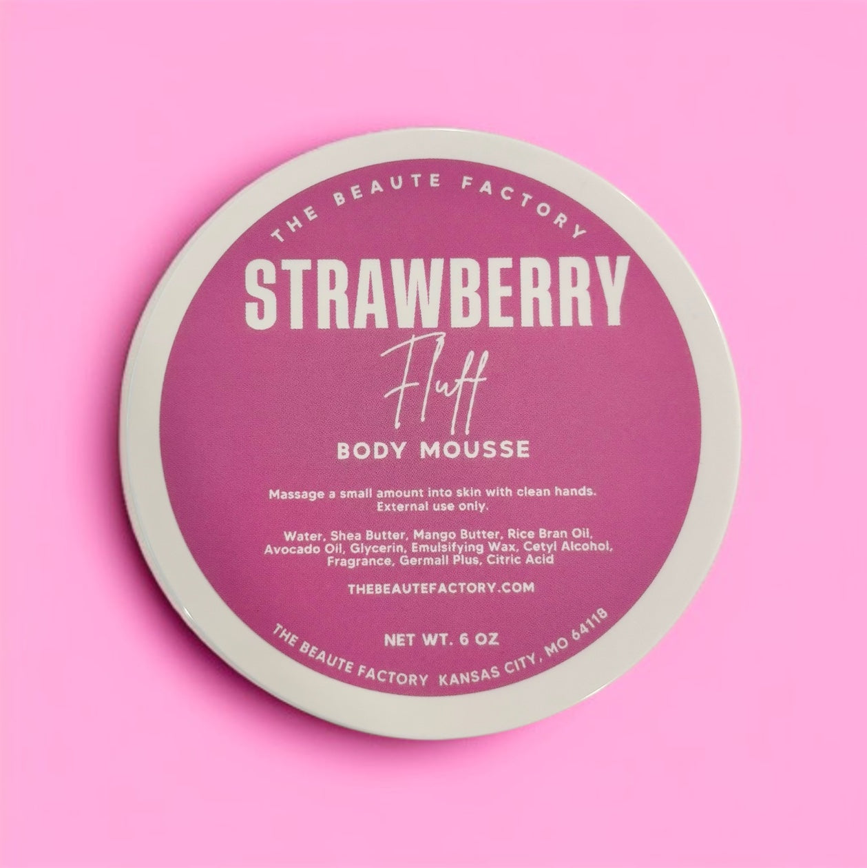 Strawberry Fluffy Body Cream