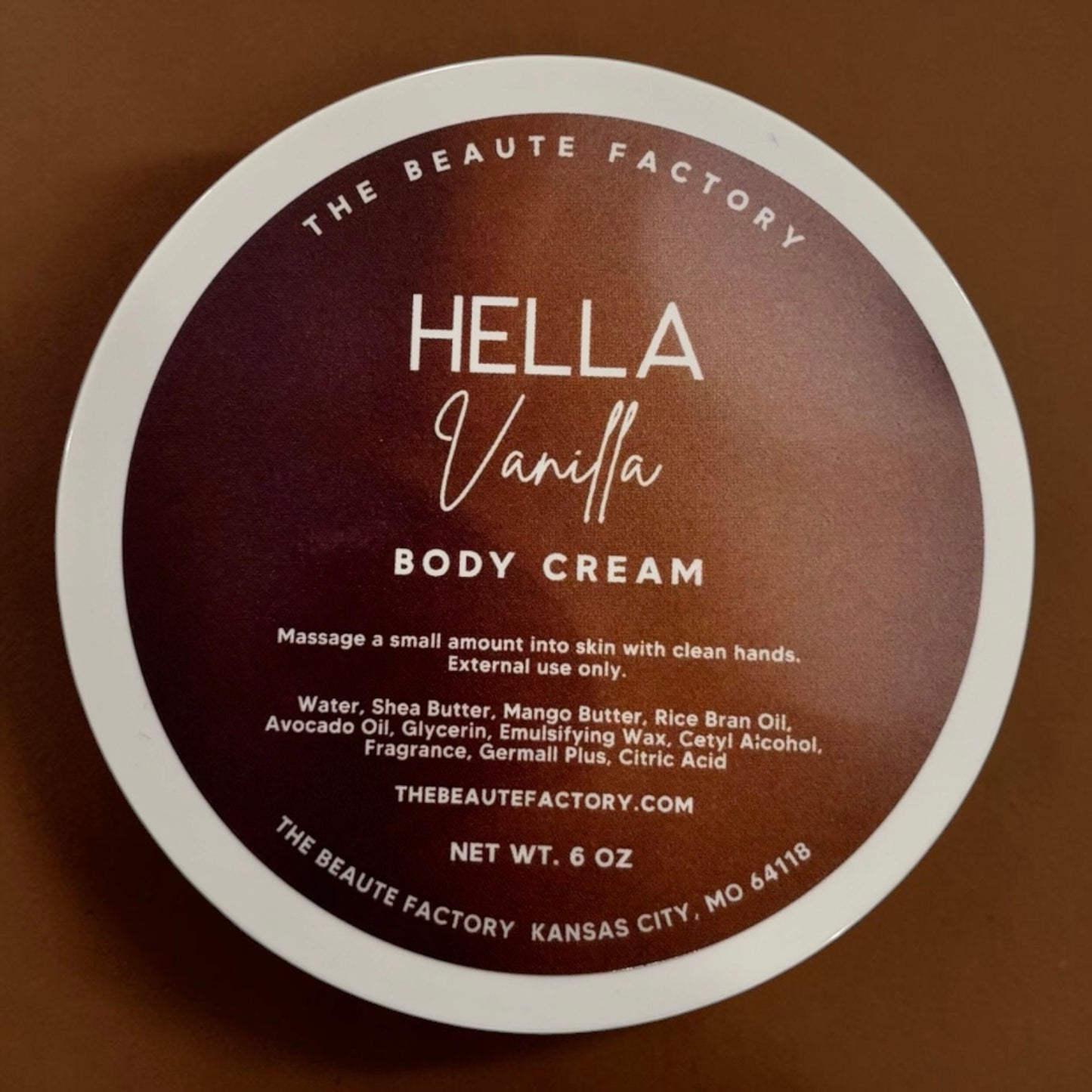 Hella Vanilla Body Cream